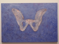 Blue Basin, Encaustic, 32