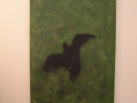 Corvid, Encaustic 36